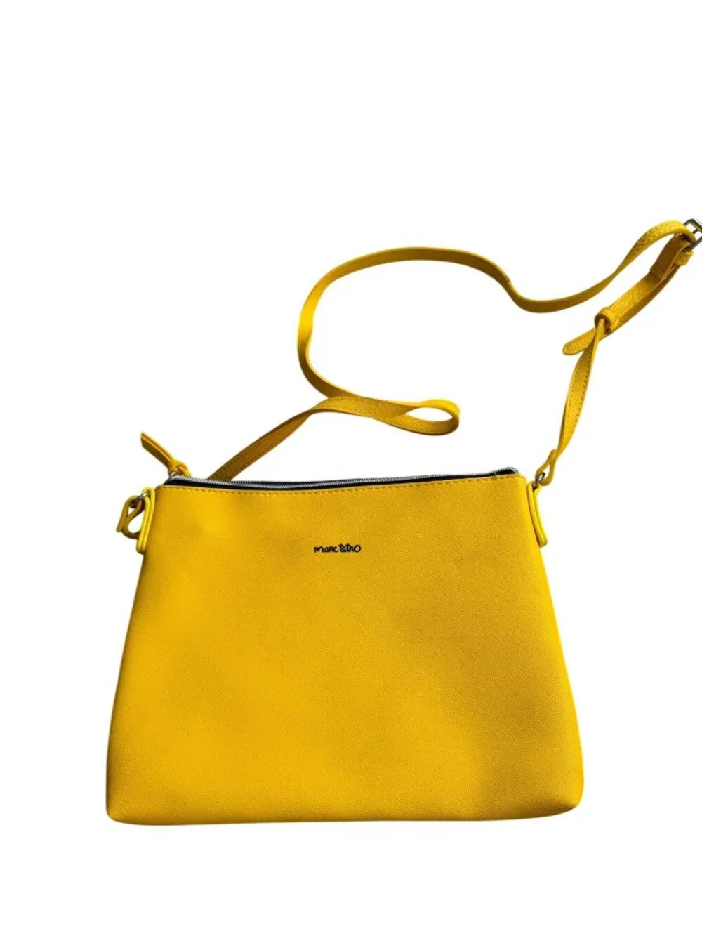 MARC TETRO yellow Dachshund Crossbody Handbag Bag